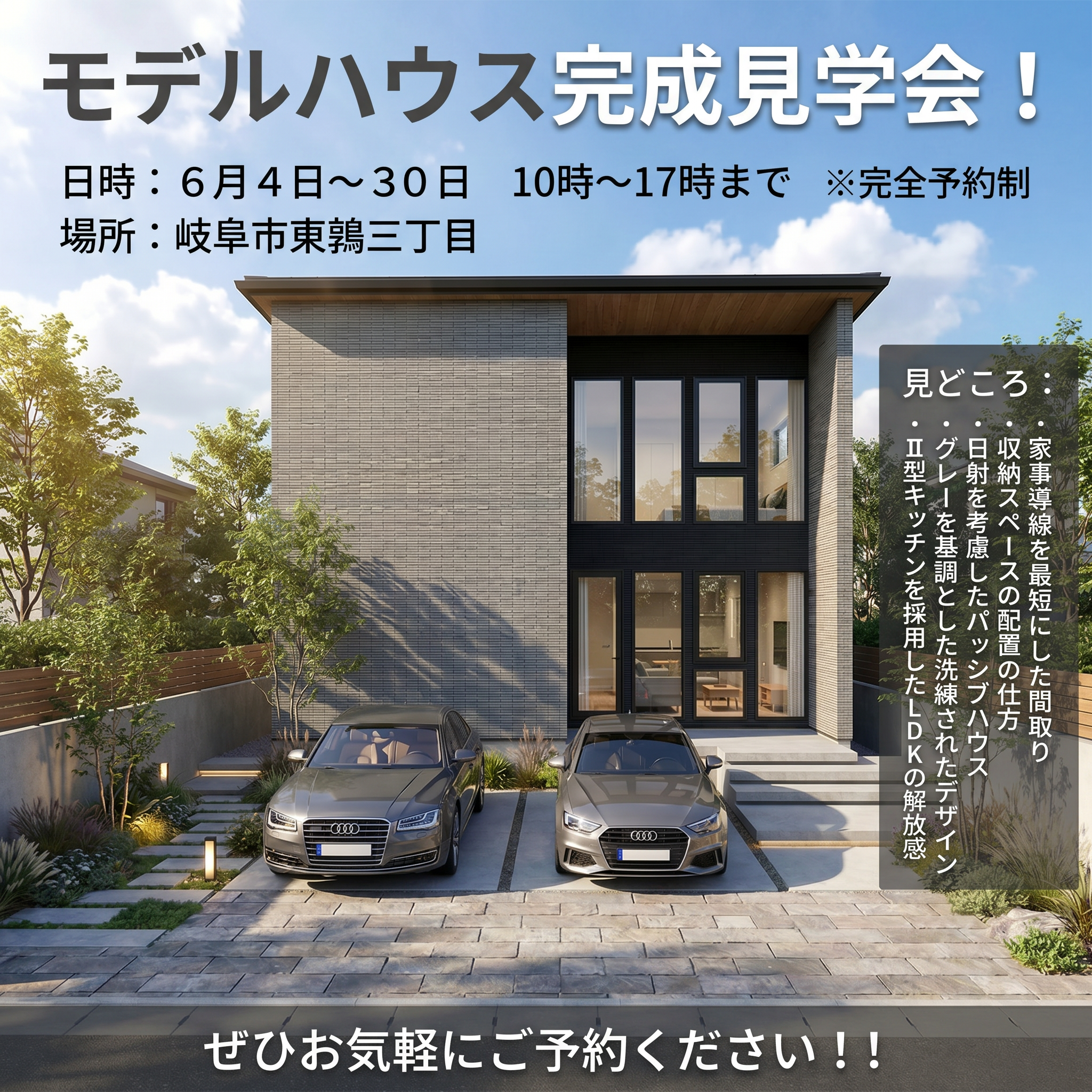 NEWモデルハウスオープン！